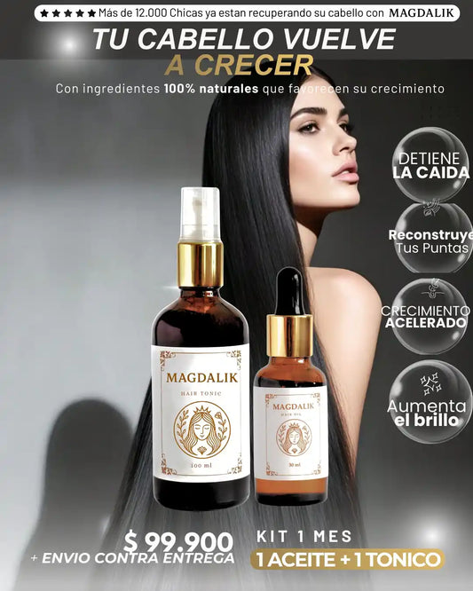 KIT ANTICAIDA Y CRECIMIENTO TONICO + ACEITE